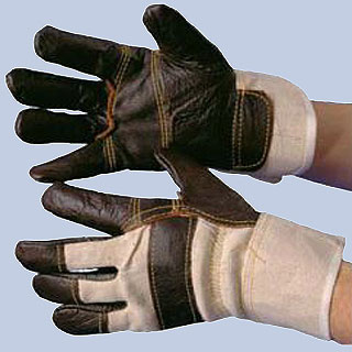 Перчатки кожаные комбинированные с искусственным мехом, Москва