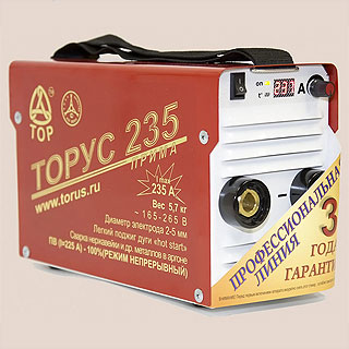 ТОРУС-235 ПРИМА сварочный инвертор (Россия)